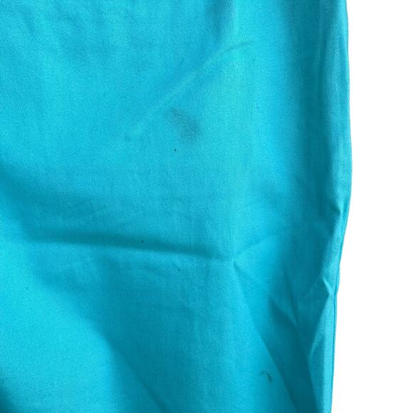 New St. John's Bay Aqua Sail Mid Rise Flat Front Secretly Slender Capri Pants 6 - Picture 7 of 12
